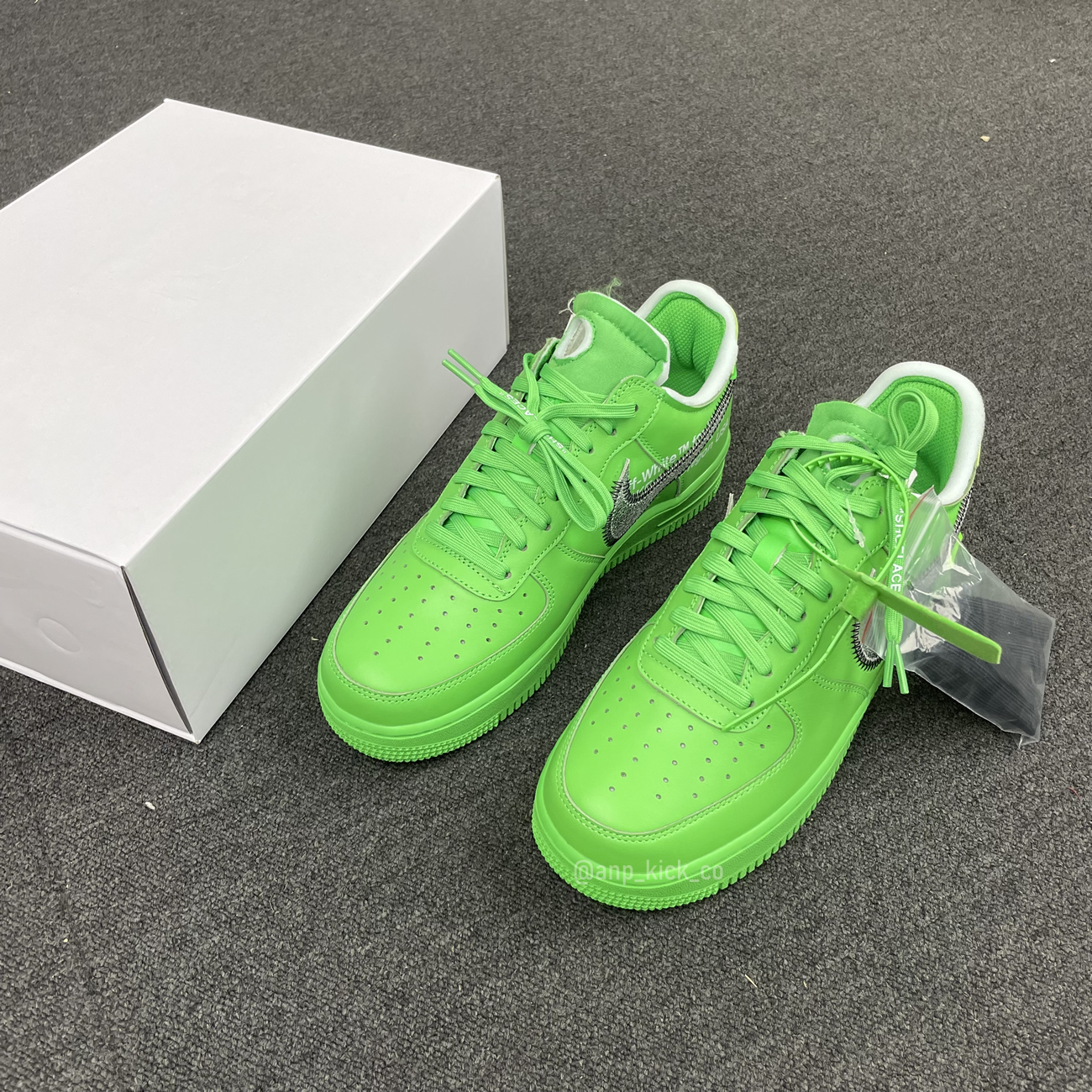 Off White Nike Air Force 1 Low Light Green (17) - newkick.cc